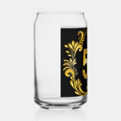 50年金ゴールドグリッター記念日 ガラス缶 (左)