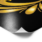 50年金ゴールドグリッター記念日 フォトプリント (角)