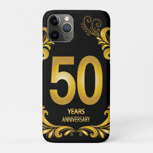 50年金ゴールドグリッター記念日 iPhone 11 PROケース