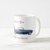 50年間のおもしろいのマグ コーヒーマグカップ (正面右)