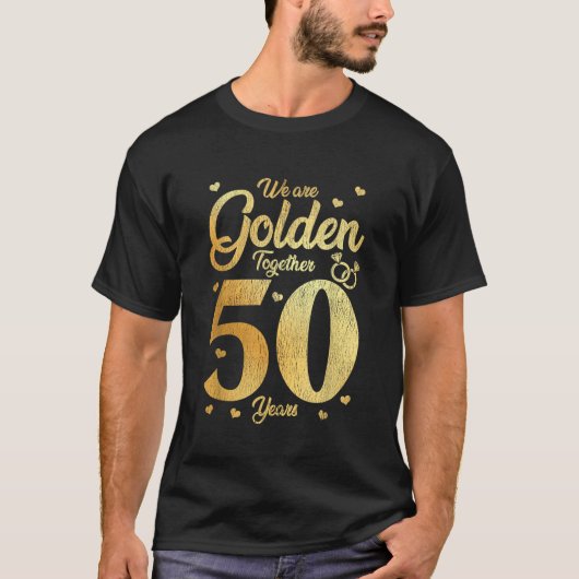 50年50周年を迎え結婚る Tシャツ (正面)