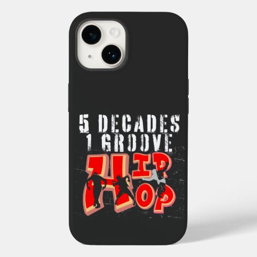 50年、1グルーブ、ヒップホップ.b Case-Mate iPhoneケース (裏面)