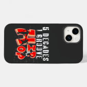 50年、1グルーブ、ヒップホップ.b Case-Mate iPhoneケース (裏面 (横))
