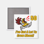50得番目の誕生日 マグネット (正面/裏面)