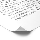 50我々があなたを愛する結婚理由ポーを愛する ポスター (角)