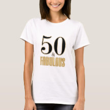 50才おめでとう タイポグラフィ ブラックゴールド 50歳の誕生日
