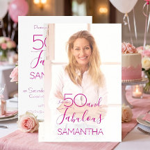 50才お誕生日おめでとう ミニマル写真