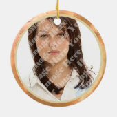 50新しい冒険飛行機記念オーナメント セラミックオーナメント (裏面)