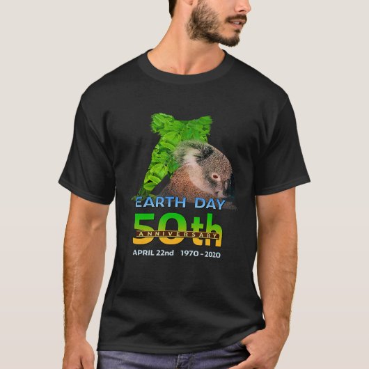 50日目コアラベアーシルエット Tシャツ (正面)