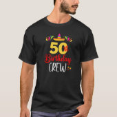 50日30日40日60誕生日メキシコフィエスタメキシコ Tシャツ (正面)