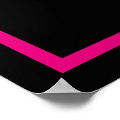 50日50パーソナライズされた誕生日かわいいモダンサイン ポスター (角)