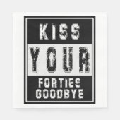 50日50日誕生日ストレートOITAナプキン スタンダードランチョンナプキン (正面)