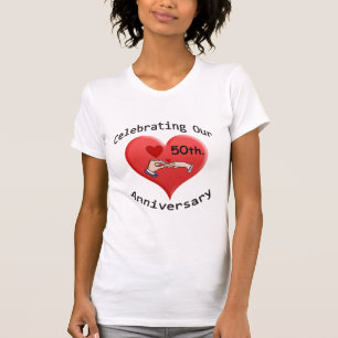 50日。の結婚記念日 Tシャツ