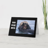 **50日**ユーモアのある誕生日カード カード (正面)