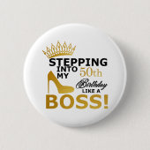 50日 缶バッジ (正面)