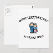 50日。記念日 ポストカード (正面/裏面)