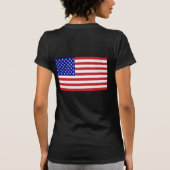 50星米国の旗 Tシャツ (裏面)