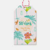 50時どこかのパーティーテーマ ギフトタグ (正面)