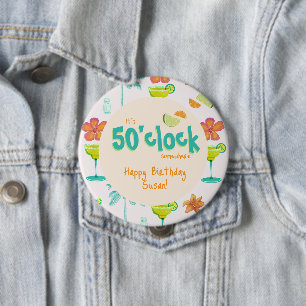 50時どこかのパーティーテーマ 缶バッジ