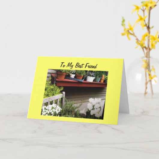 50最高の誕生日 カード (黄色い花)