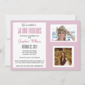 50枚と素晴らしいパーティー写真 招待状 (正面)