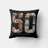 50枚のフォトコラージュ クッション (裏面)