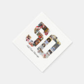 50枚のフォトコラージュ スタンダードカクテルナプキン (角)