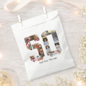 50枚のフォトコラージュ フェイバーバッグ (クリップ留めされた状態)