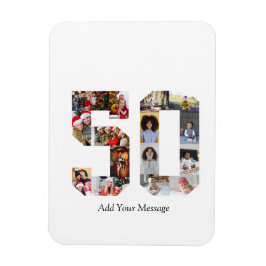 50枚のフォトコラージュ マグネット