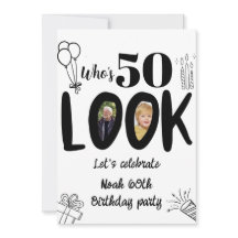 50歳おめでとう!モダンフォト50歳の誕生日