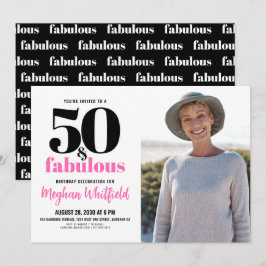 50歳おめでとう!素敵な50歳の誕生日 | 50歳の誕生日パーティー 招待状