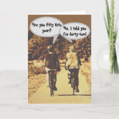 50歳おもしろいの誕生日 カード (正面)