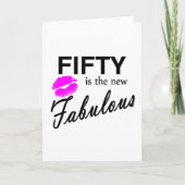 50歳が新しい素敵な年齢 カード (正面)