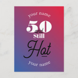 50歳でもまだまだ熱い ポストカード