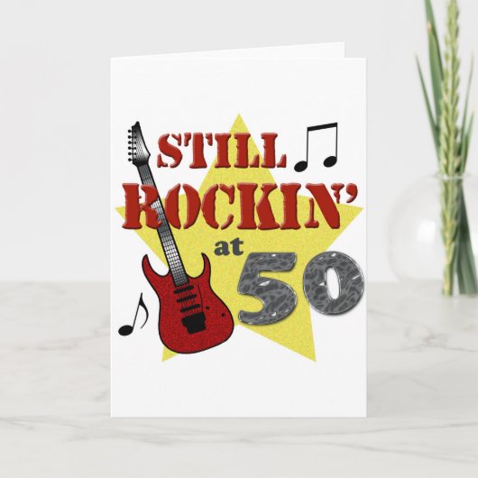 50歳でもロックし続ける カード (正面)