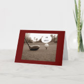 50歳でゴルフの年齢が上がった! カード (正面)