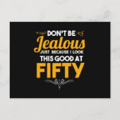 50歳で元気そうで羨ましいな シーズンポストカード (正面)