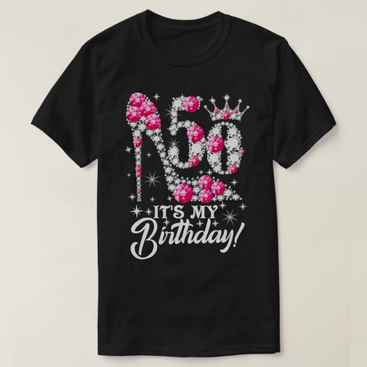 50歳で私の50誕生日ピンクダイおもしろいアモ Tシャツ (デザイン正面)