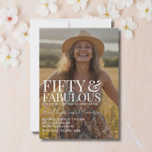 50歳で素敵な写真パーティー 50歳の誕生日パーティー