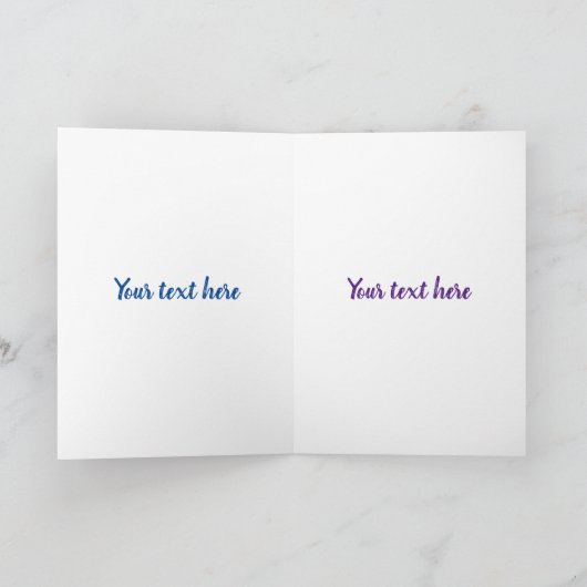 50歳で素敵な誕生日面白い羊の漫画 カード (内部)