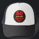 50歳と今でも暑い | 50誕生日 キャップ<br><div class="desc">50歳と今でも熱い帽子を吸っている50誕生日のおもしろいプレゼント。⭐私の店のデザインの99%は層で行われている。これにより、グラフィックと文字のサイズ変更と移動が簡単され、各のまわりに製品に完全にフィットするようになります。⭐ (ご注文の前に必要なグラフィックのサイズ変更や移動を必ず行もしう)また、他のZazzle製品で「デザインの転送」ができ、Zazzleのアイテムのほとんどに合わせてデザインを調整できる。（ボタンがページの右側にある）文字グラフィックの中には、ボックスに入力できる状態のものやクリック、フォントやグラフィックの追加、移動、削除、サイズ変更、背景色の変更などカスタマイズ、「」ボタンを使用して行う機能があるもの。このデザインは、プロフェッショナルプリント用の高解像度ベクトルおよび/またはデジタルグラフィックスで形成される。⭐注意： (これはプリント。Zazzle製品のデザインはすべて「プリント」であり、「この製品について」の項に記載されていない限り)デザインは画面や製品に表示されているとおりに正確に印刷される。したがって、グラフィックや文字のサイズ変更を行う際に、それが正しい領域に収まり、あなたのスペルや表現がサイズ、色、フォントのそれがどのように好きであるかを確認してください。「デザインのみもし」についても、必要救済連絡救済は私の直接メールで私にメールして – siggyscott@comcast.netまたは私のストアのリンクを参照して下さい： http://www.zazzle.com/store/designsbydonnasiggy （コピーして貼り付け）私は喜んで疑問に思う。⭐その他の質問（送料、返金、印刷間違いなど、または製品自体など）お願いザッ連絡ズルまたはメーカーに直接⭐る⭐。私の店のサポートとストップを感謝する – DesignsbyDonnaSiggy.©ドナ・シーグリスト⭐⭐⭐ ZAZZLEは100%の満足を約束する。</div>