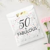 50歳と素晴らしいカスタマイズバースデーパーティー フェイバーバッグ (封をした状態)