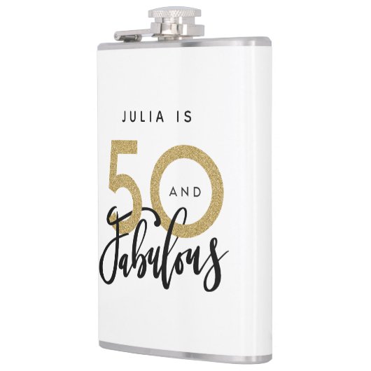 50歳と素晴らしいスタイリッシュ誕生日  フラスク (左)