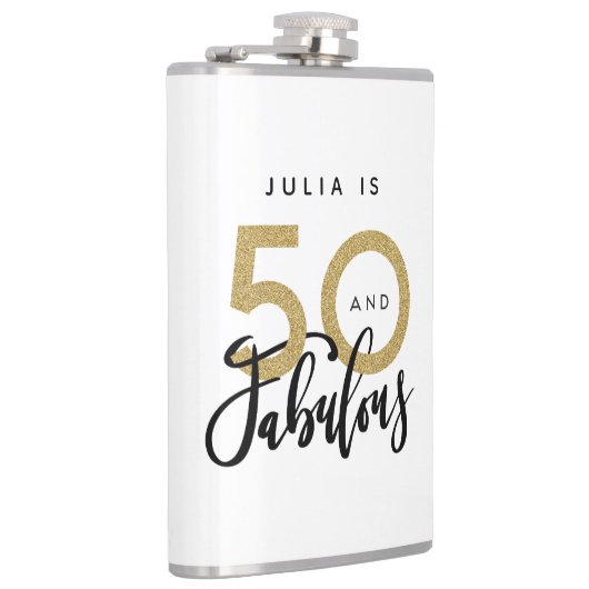 50歳と素晴らしいスタイリッシュ誕生日  フラスク (右)