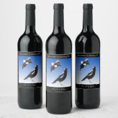 50歳と素晴らしいパーソナライズ誕生日 ワインラベル (ボトル)