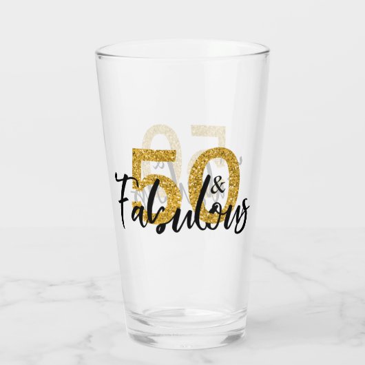 50歳と素晴らしい年50歳の誕生日パーティー タンブラーグラス (裏面)
