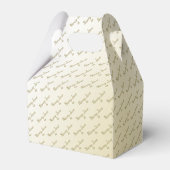 50歳と素晴らしい誕生日パーティブラック/金ゴールドメッセージ フェイバーボックス (裏面サイド)