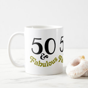 50歳と素晴らしい誕生日パーティー コーヒーマグカップ