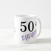 50歳と素晴らしい誕生日パーティー コーヒーマグカップ (正面右)