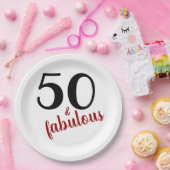 50歳と素晴らしい誕生日パーティー ペーパープレート (パーティー)